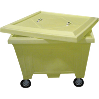Extra Large Tote with 4" Wheels, 223 US gal. Capacity St. Lawrence Industrial & Safety Supply