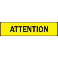 Barricade Tape, Bilingual, 3" W x 200' L, 3 mils, Black on Yellow St. Lawrence Industrial & Safety Supply