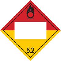 Plaque-&eacute;tiquette TMD peroxyde organique, Plastique St. Lawrence Industrial & Safety Supply