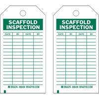 &eacute;tiquettes de rapport d'inspection, Polyester, 4" la x 7" h, Anglais St. Lawrence Industrial & Safety Supply