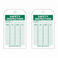 &eacute;tiquettes d'inspection de s&eacute;curit&eacute;, Polyester, 4" la x 7" h, Anglais St. Lawrence Industrial & Safety Supply