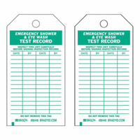 &eacute;tiquettes pour r&eacute;sultats de test, Polyester, 4" la x 7" h, Anglais St. Lawrence Industrial & Safety Supply