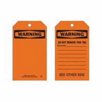 &eacute;tiquettes de s&eacute;curit&eacute; auto-plastifiantes, Polyester, 4" la x 7" h, Anglais St. Lawrence Industrial & Safety Supply