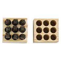 Number Steel Stamp Punch Set, # 4/6/3/2/1/8/9/7/5, 1/4" St. Lawrence Industrial & Safety Supply