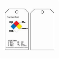 &eacute;tiquettes auto-plastifiantes du droit &agrave; l'information, Polyester, 3" la x 5-3/4" h, Anglais St. Lawrence Industrial & Safety Supply