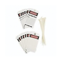 &eacute;tiquettes auto-plastifiantes pour la pr&eacute;vention des accidents, Polyester, 3" la x 5-3/4" h, Anglais St. Lawrence Industrial & Safety Supply