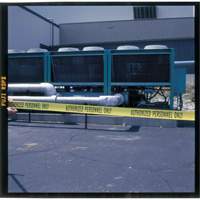 Barricade Tape, English, 3" W x 200' L, 3 mils, Black on Yellow St. Lawrence Industrial & Safety Supply