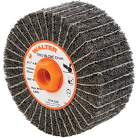 Two-In-One Finishing Drums, 4-1/2" Dia. x 2" W, 5/8"-11 Arbor, Aluminum Oxide St. Lawrence Industrial & Safety Supply