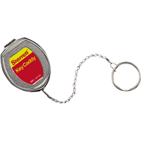 Porte-cl&eacute;s autor&eacute;tractable Key Caddy, Acier inoxydable, C&acirc;ble 21", Fixation Agrafe de ceinture St. Lawrence Industrial & Safety Supply
