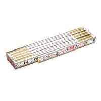 R&egrave;gle de maçon Red End, 6' lo, Bois, Graduations de 1/16" St. Lawrence Industrial & Safety Supply