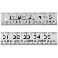 R&egrave;gle de circonf&eacute;rence pour ferblantier, 4' lo, Acier, Graduations de 1/16" St. Lawrence Industrial & Safety Supply