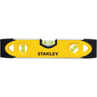 Shock-Resistant Torpedo Level, 9" L, Aluminum, 3 Vials, Magnetic St. Lawrence Industrial & Safety Supply