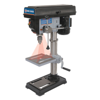 Perceuses &agrave; colonne avec laser, 10", Mandrin 1/2", 3050 tr/min St. Lawrence Industrial & Safety Supply