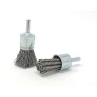 Brosse mont&eacute;e &agrave; fils ondul&eacute;s, 3/4" dia., dia. Des fils 0,014", Tige 1/4" St. Lawrence Industrial & Safety Supply
