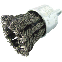 Brosses mont&eacute;es &agrave; fils nou&eacute;s, 1" dia., dia. Des fils 0,020", Tige 1/4" St. Lawrence Industrial & Safety Supply