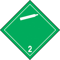 TDG Shipping Labels, Class 2.2, Non-Flammable & Non-Toxic Gases, Paper St. Lawrence Industrial & Safety Supply