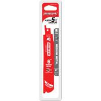 Medium Metal Reciprocating Saw Blade, Bi-Metal, 14-18 TPI, 6" L x 1" W St. Lawrence Industrial & Safety Supply