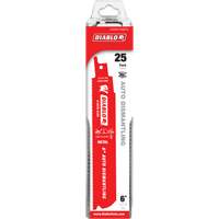Reciprocating Blade for Auto Dismantling, Bi-Metal, 14-18 TPI, 6" L x 1" W St. Lawrence Industrial & Safety Supply