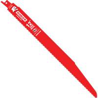 Reciprocating Blade for Thick Metal/Demolition, Bi-Metal, 8-10 TPI, 12" L St. Lawrence Industrial & Safety Supply