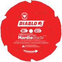 HardieBlade Cutting Saw Blade, 10", 6 Teeth, Fibre Cement Use St. Lawrence Industrial & Safety Supply