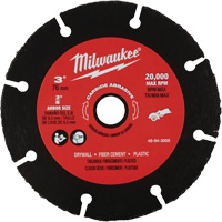 Lame abrasive au carbure, 3" x Arbre de 3/8", Carbure de silicium, 20 000 Tr/min St. Lawrence Industrial & Safety Supply