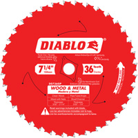 Steel Demon Cermet II Saw Blade, 7-1/4", 36 Teeth, Metal Use St. Lawrence Industrial & Safety Supply