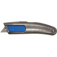 Couteau r&eacute;tractable non peintur&eacute; SECUPRO MEGASAFE, 20 mm, Acier inoxydable, Robuste, Prise en Aluminium St. Lawrence Industrial & Safety Supply