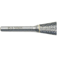 Fraise en forme de c&ocirc;ne invers&eacute;, 3/8" dia., 1/4" Tige, 3/8" Prof. de la coupe St. Lawrence Industrial & Safety Supply