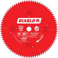 Contractor Saw Blades - Fine Finishing Saw Blades, 12", 80 Teeth, Wood Use St. Lawrence Industrial & Safety Supply
