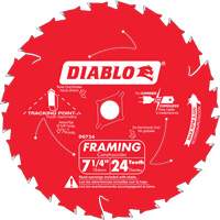 Framing Saw Blade, 7-1/4", 24 Teeth, Wood Use St. Lawrence Industrial & Safety Supply
