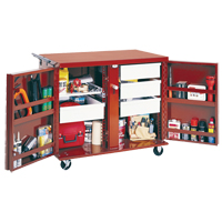 &eacute;tabli roulant, 49-7/8" la x 40-5/8" h x 26-7/8" p, Capacit&eacute; de 24,6 pi³ St. Lawrence Industrial & Safety Supply