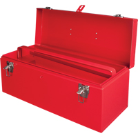 Coffre &agrave; outils portatif ATB100 avec plateau en m&eacute;tal pour outils, 8-3/4" P x 21" la x 9" h, Rouge St. Lawrence Industrial & Safety Supply