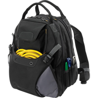 44-Pocket Tool Backpack, 16" L x 13-1/4" W, Black, Polyester St. Lawrence Industrial & Safety Supply