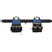 Combin&eacute;s de ceinture &agrave; outils &agrave; 20 pochettes, Polyester, Noir St. Lawrence Industrial & Safety Supply