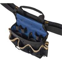 Combin&eacute;s de ceinture &agrave; outils &agrave; 20 pochettes, Polyester, Noir St. Lawrence Industrial & Safety Supply