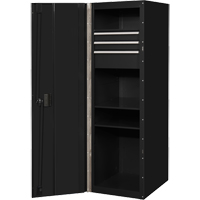 Armoire lat&eacute;rale s&eacute;rie RX, 3 tiroirs, 19" la x 25" p x 61" h, Noir St. Lawrence Industrial & Safety Supply