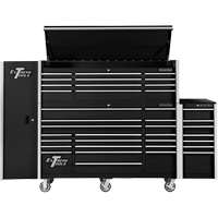 Armoire lat&eacute;rale s&eacute;rie RX, 3 tiroirs, 19" la x 25" p x 61" h, Noir St. Lawrence Industrial & Safety Supply