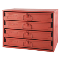 R&acirc;telier avec 4 boîtes &agrave; compartiments, 4 compartiments, 20-1/2" la x 12-1/2" p, 14-5/8" h, Rouge St. Lawrence Industrial & Safety Supply