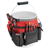Sac organiseur pour seau, 10" lo x 10" la x 13-1/2" h, Nylon, Rouge St. Lawrence Industrial & Safety Supply