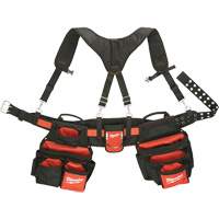 Ceinture de travail a/m&eacute;canisme de suspension pour entrepreneur, Nylon, Noir St. Lawrence Industrial & Safety Supply