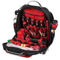 Ultimate Jobsite Backpack, 20" L x 17" W, Black, Ballistic St. Lawrence Industrial & Safety Supply