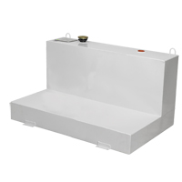 R&eacute;servoir de transfert pour carburant en acier, Acier, Capacit&eacute; 100 gal., Blanc St. Lawrence Industrial & Safety Supply