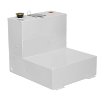 R&eacute;servoir de transfert pour carburant en acier, Acier, Capacit&eacute; 48 gal., Blanc St. Lawrence Industrial & Safety Supply