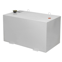 R&eacute;servoir de transfert pour carburant en acier, Acier, Capacit&eacute; 100 gal., Blanc St. Lawrence Industrial & Safety Supply