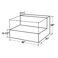 R&eacute;servoir de transfert pour carburant en acier, Acier, Capacit&eacute; 85 gal., Noir St. Lawrence Industrial & Safety Supply