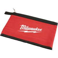 Zipper Pouch, Canvas, 1 Pockets, Black/Red St. Lawrence Industrial & Safety Supply