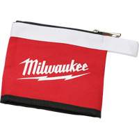 Multi-Size Zipper Pouches - Set of 3, Canvas, 3 Pockets, Black/Red St. Lawrence Industrial & Safety Supply