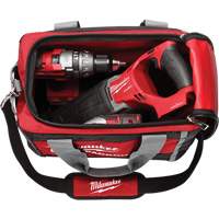 Packout Tool Bag, Ballistic Nylon, 2 Pockets, Black/Red St. Lawrence Industrial & Safety Supply