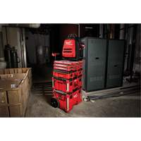 Packout Backpack, 15-3/4" L x 11-4/5" W, Black/Red, Ballistic St. Lawrence Industrial & Safety Supply