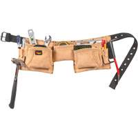 Ceintures &agrave; outils pour domaine de la construction, Cuir, Havane St. Lawrence Industrial & Safety Supply